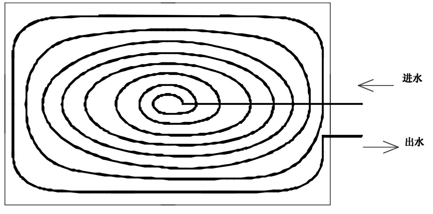 Method for arranging large-size concrete cooling water pipe