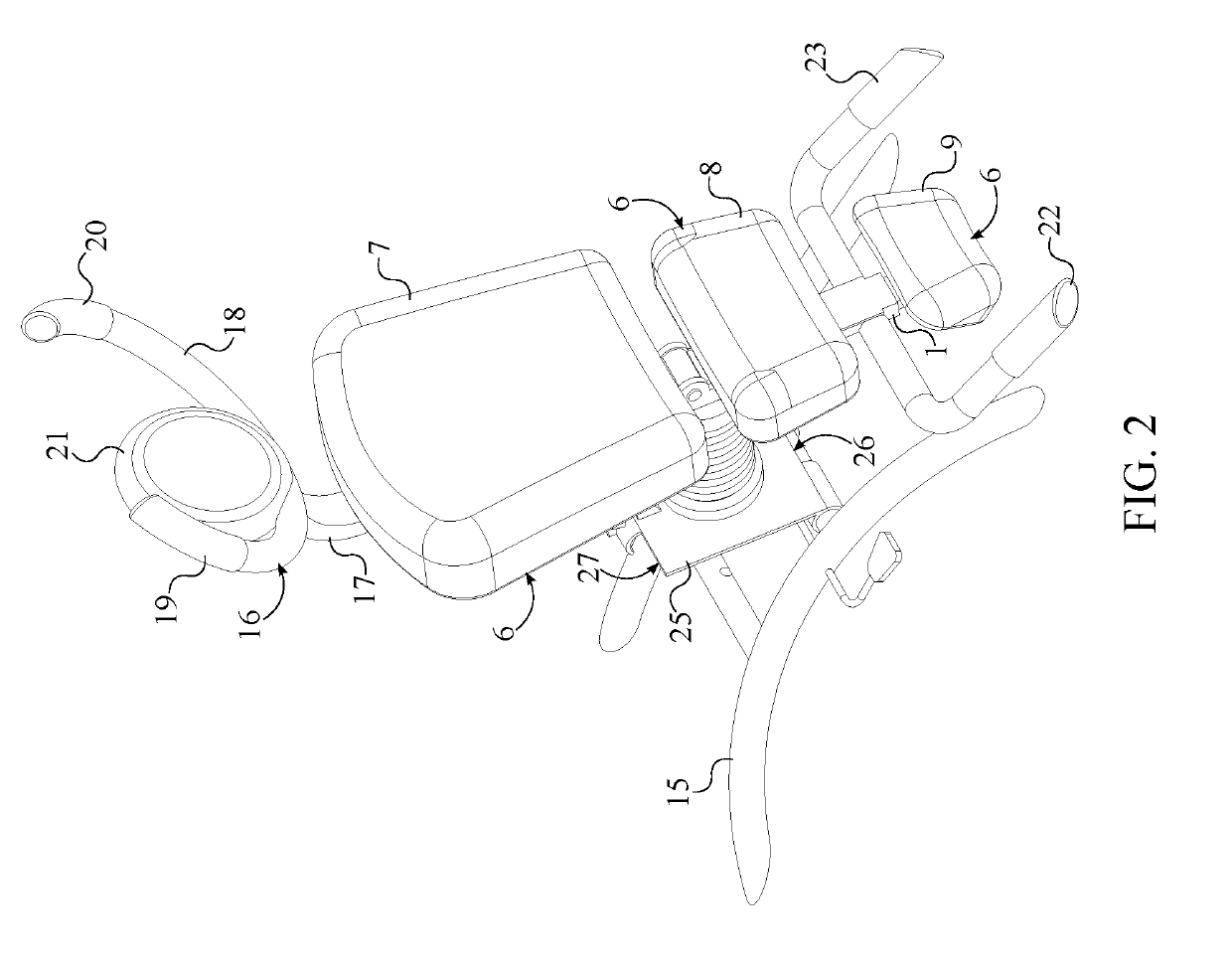 Pivoting abdominal exercise machine