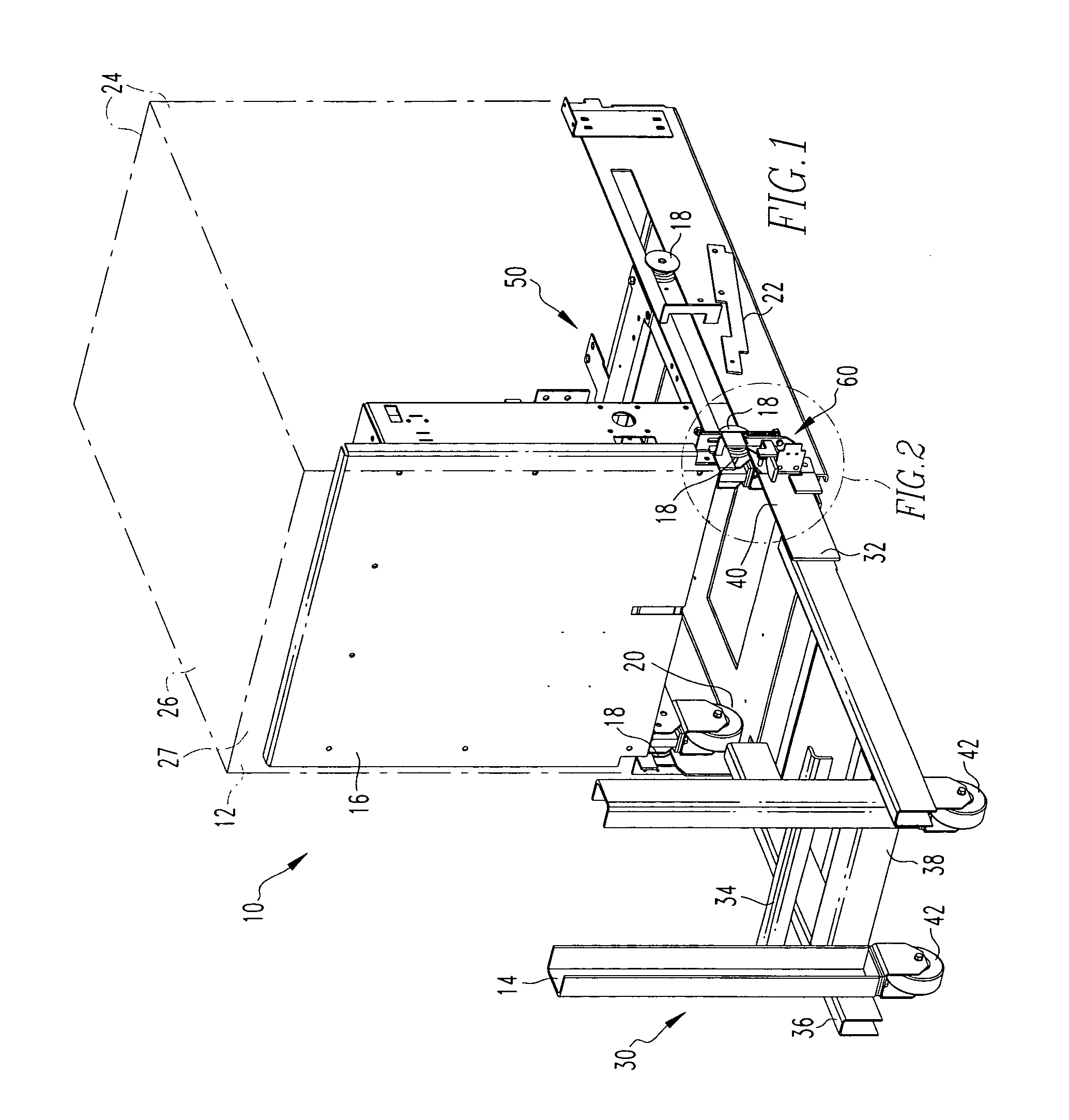 Safety interlock for circuit breaker housing assembly and extraction device