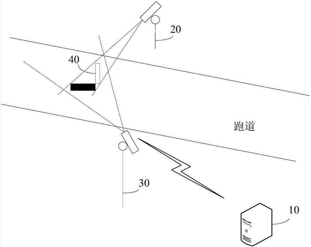 Airport runway foreign object damage detection system