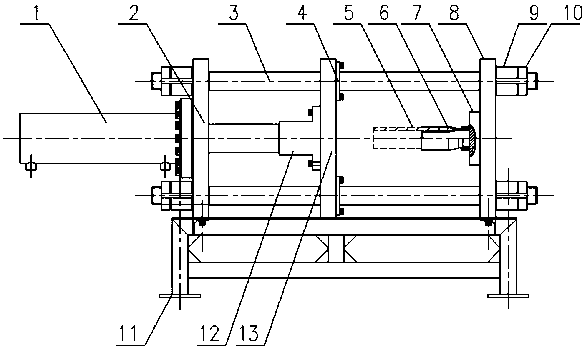 Buckling device used for pipe buckling joints