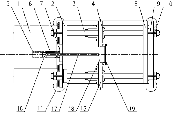 Buckling device used for pipe buckling joints