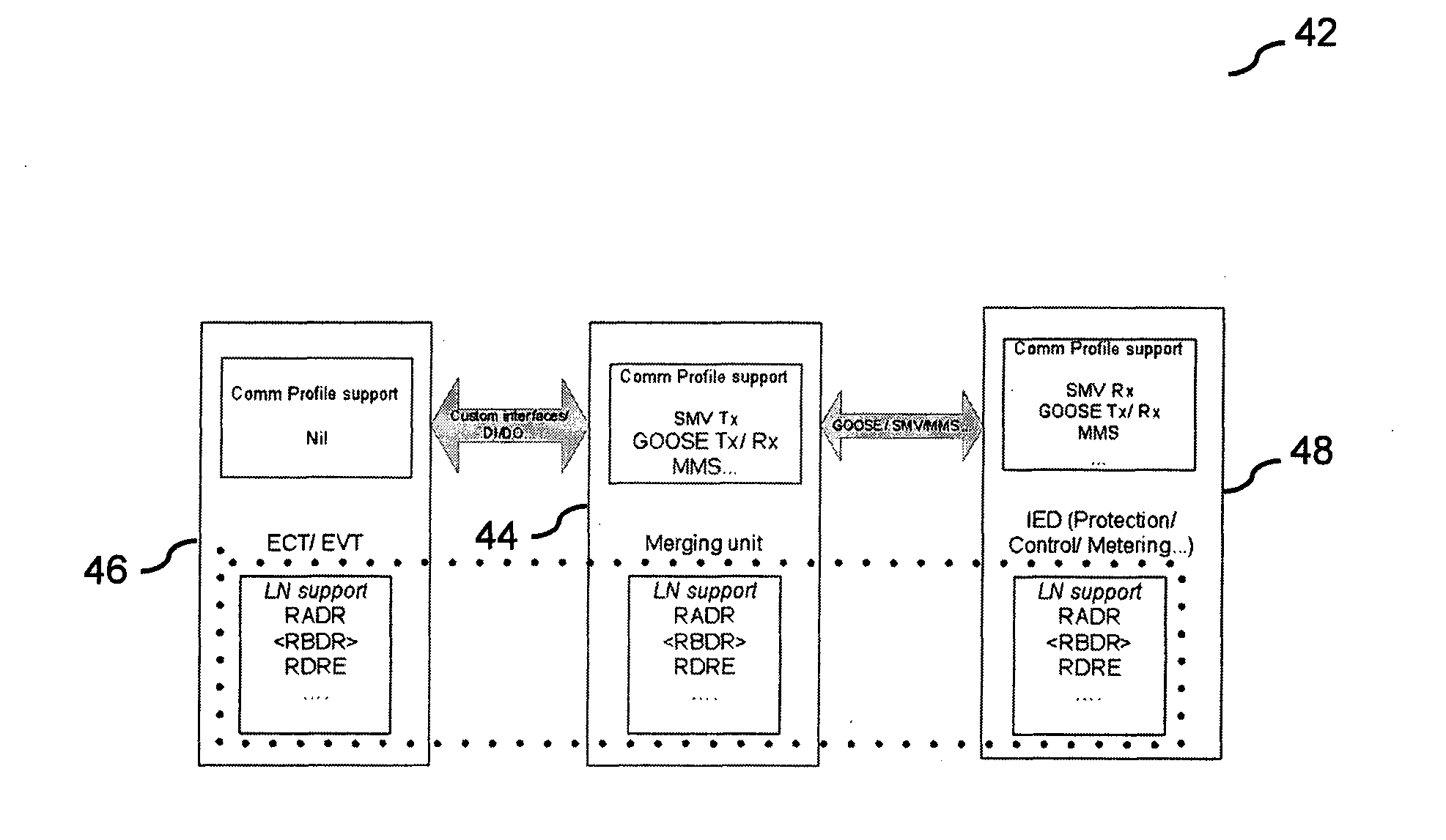 Method for distributed waveform recording in a power distribution system