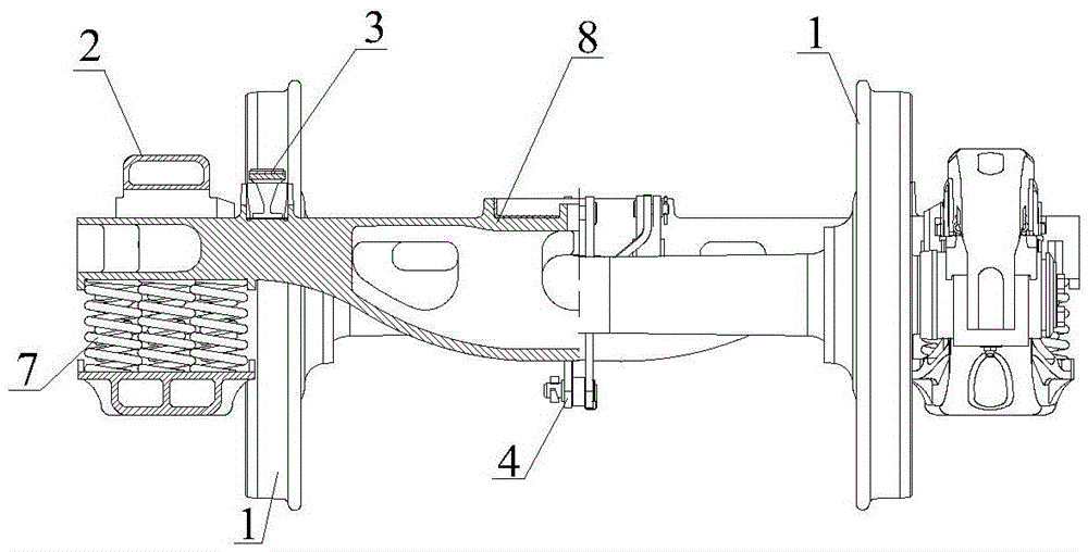 Railway freight car bogie