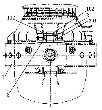 Online repair construction method for steel-making converter by means of laser strengthening