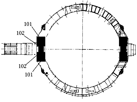 Online repair construction method for steel-making converter by means of laser strengthening