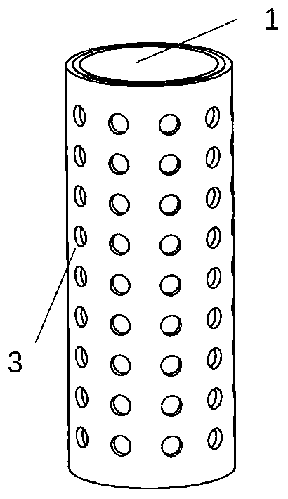 Electrolytic tubular electrode, water electrolysis device comprising same and application thereof