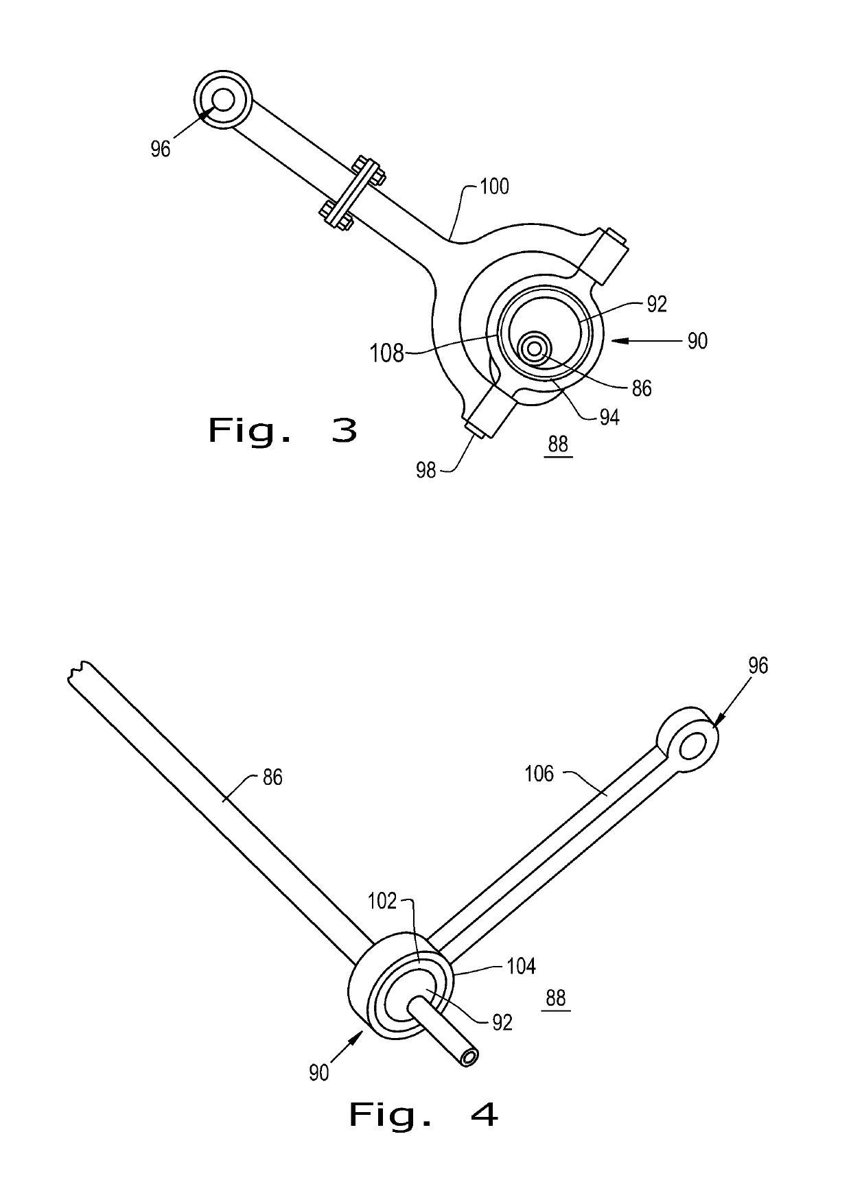 Drive arm for agricultural harvester