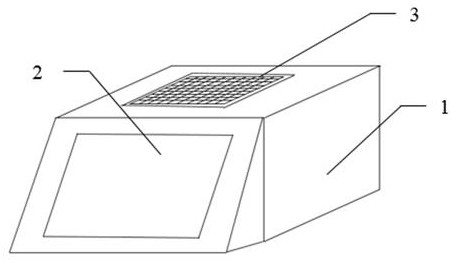 Batch sample bar code information scanning and identifying device based on cloud storage