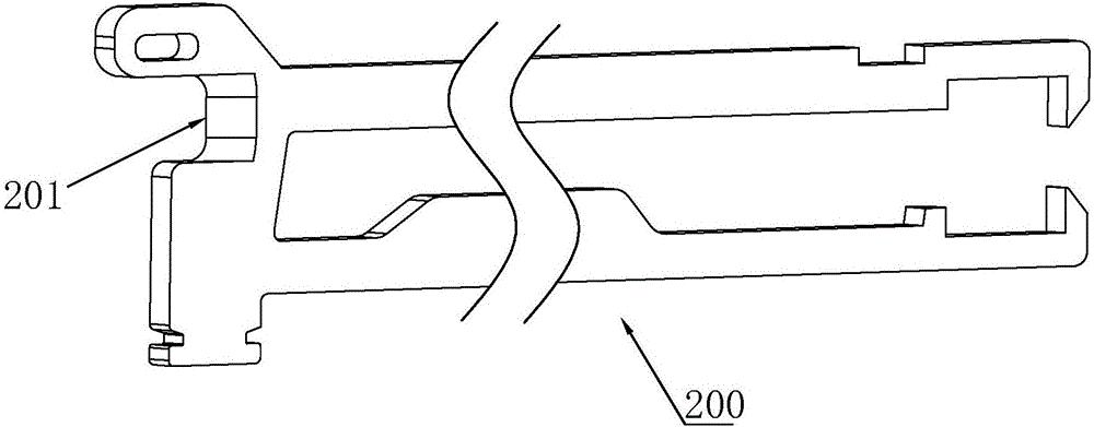 Intracavitary straight-cutting push knife mechanism