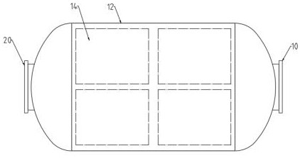 Nitrogen oxide-containing waste gas treatment equipment