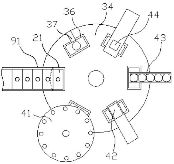 Automatic assembling equipment of pressing structure