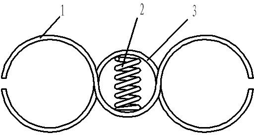 Clip for drainage tube