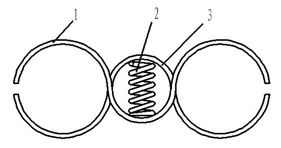 Clip for drainage tube