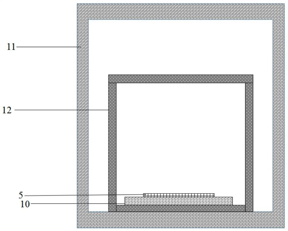 Seed crystal high-temperature bonding equipment for aluminum nitride crystal growth and method thereof