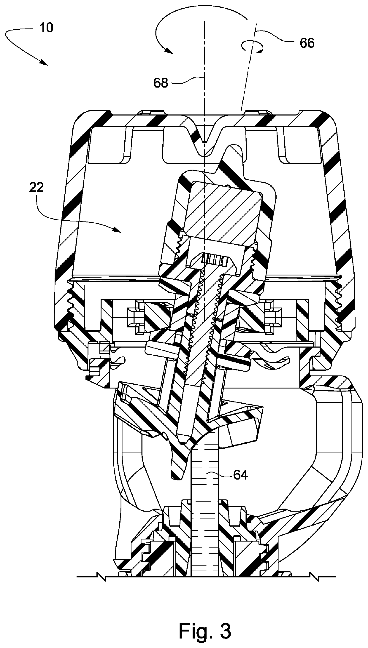 Rigid mount orbitor sprinkler