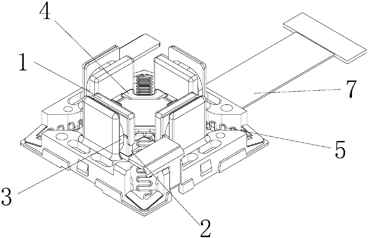 Anti-shake miniature holder capable of driving camera module