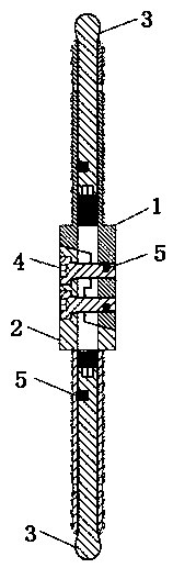 Backbone prosthesis with supination-type expansion tube structure handle and using method thereof