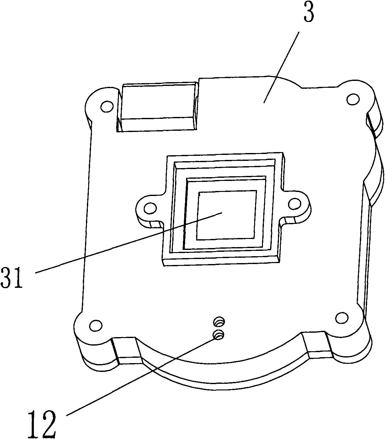 Rotation switching method and device of multiple optical filters of imaging sensor