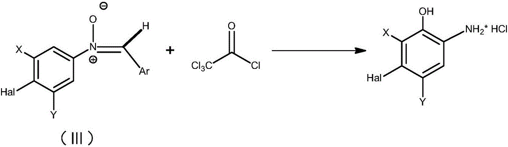 Preparation method of 2-amino-5-halogen phenol compounds