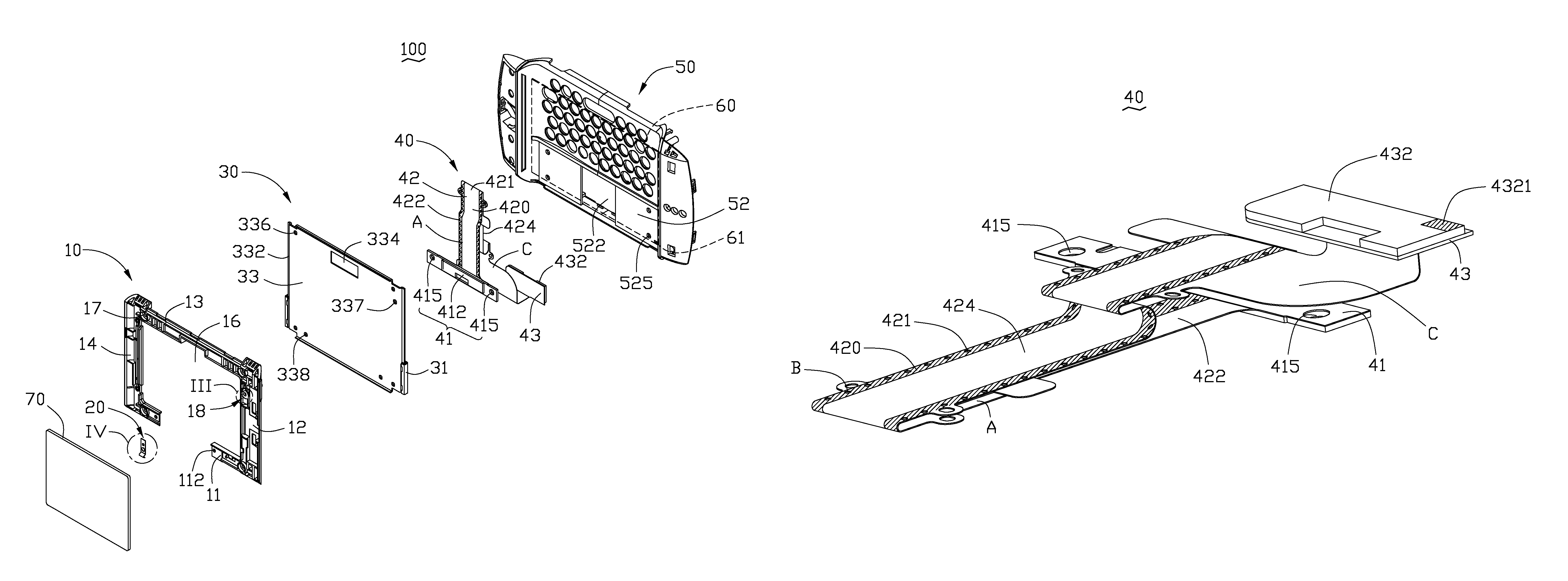 Grounding apparatus of portable electronic devices