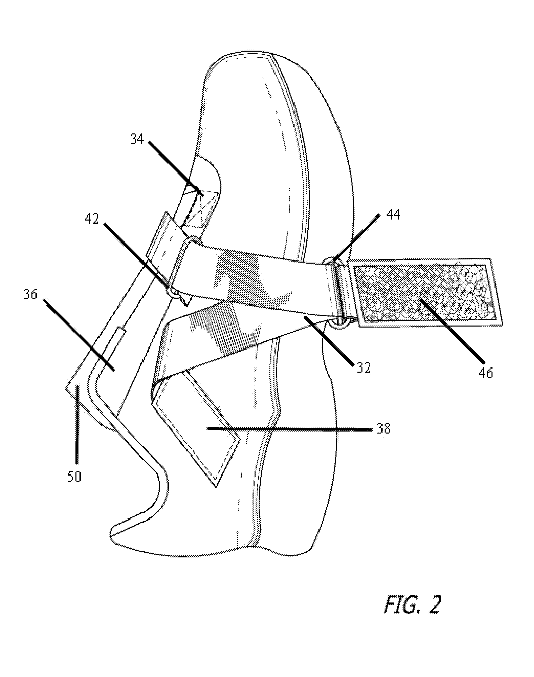 Closure device for shoe