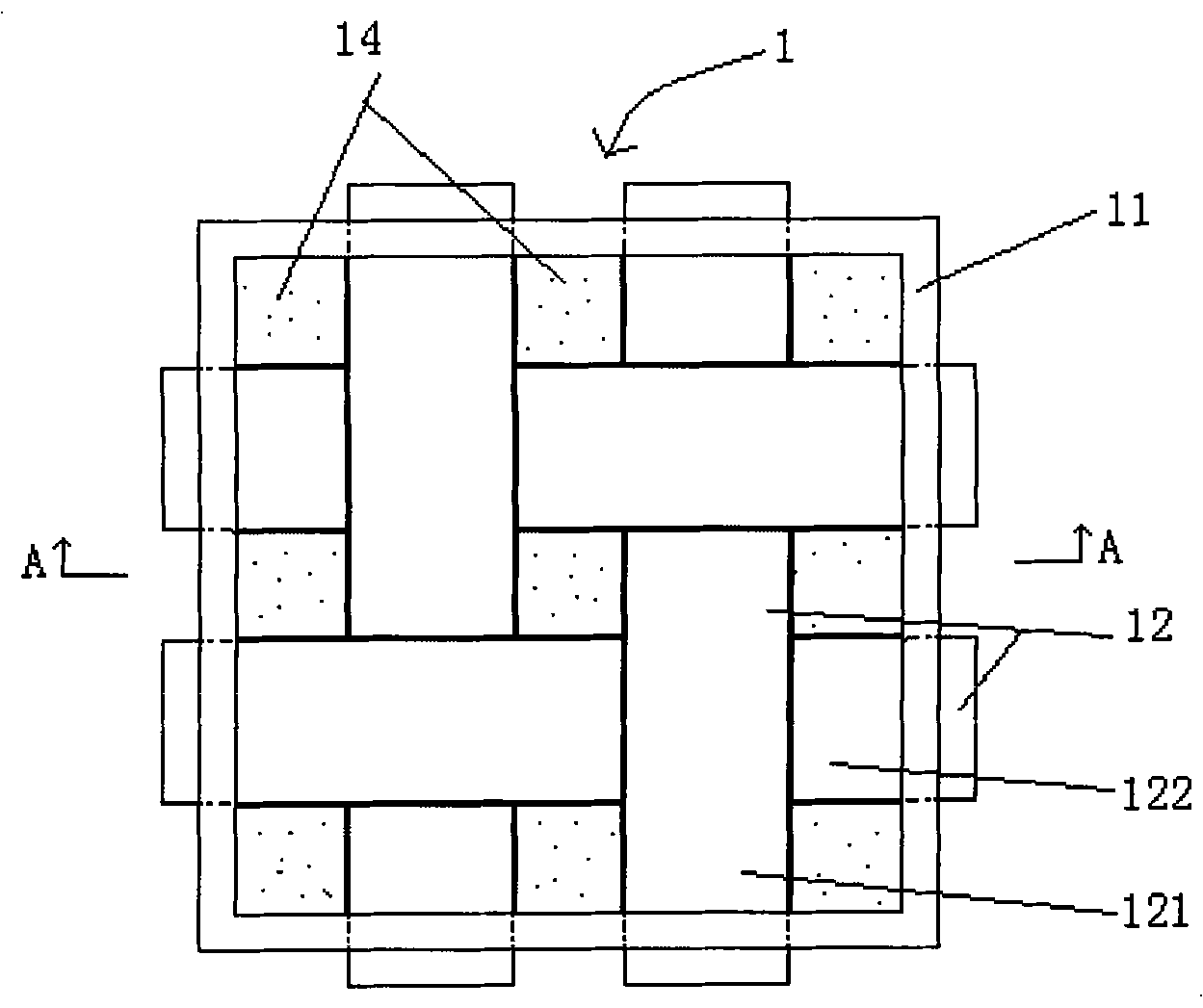 Double plank vegetable fibre tray integral pressing method and special mould thereof