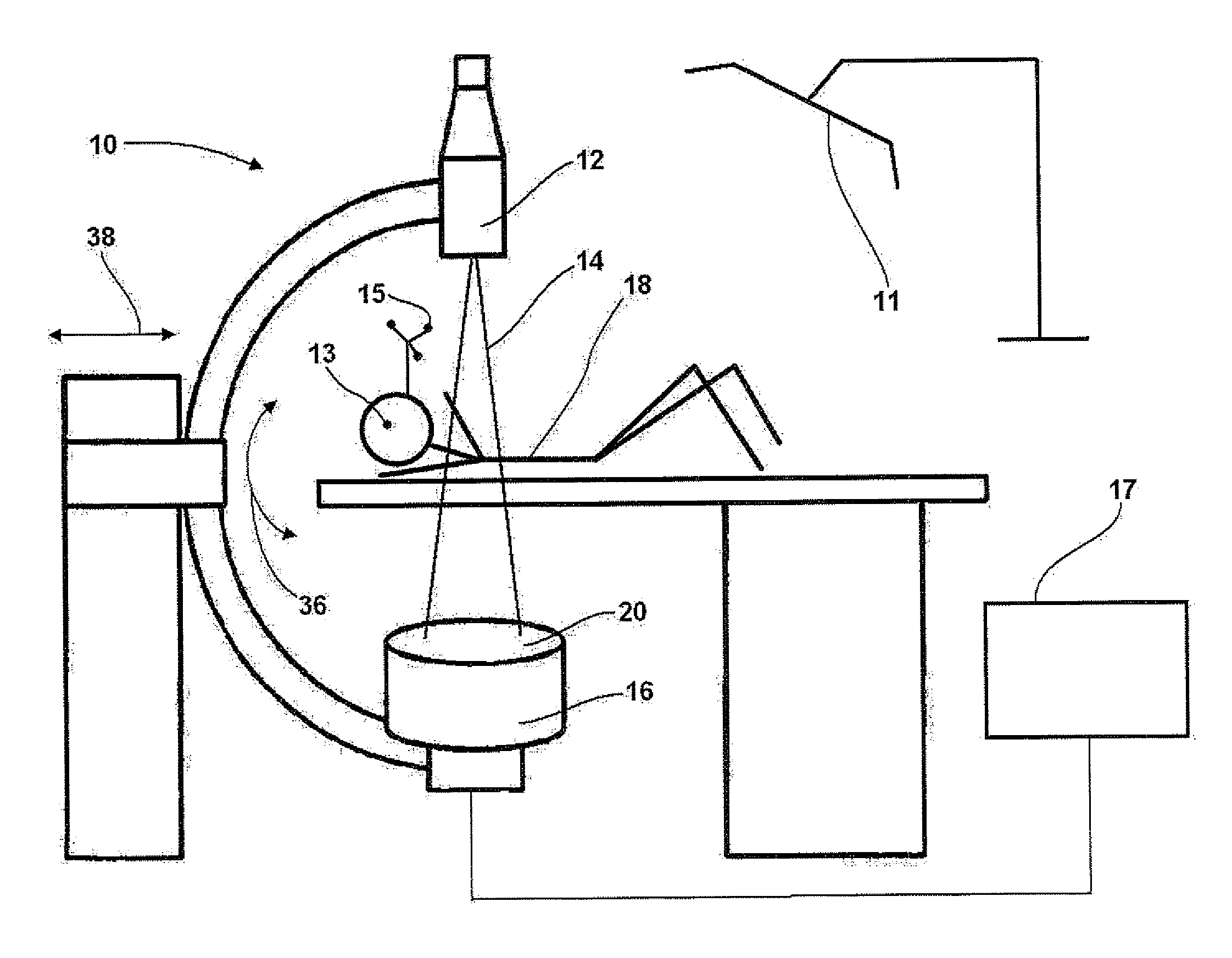 Method and system for determining an imaging direction and calibration of an imaging apparatus