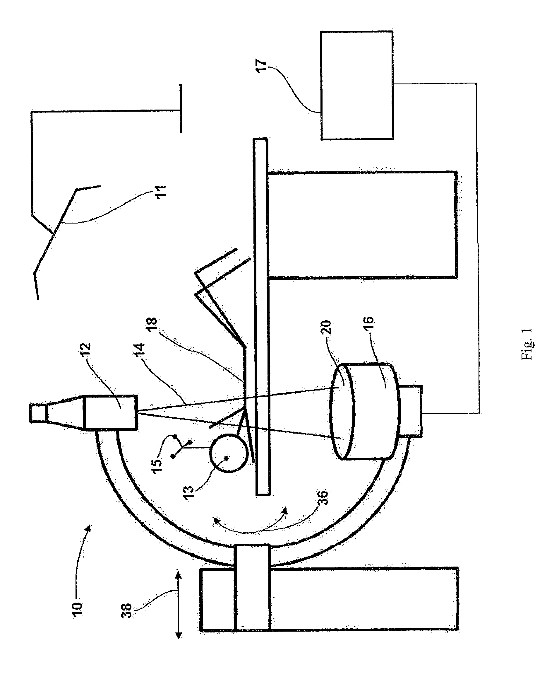 Method and system for determining an imaging direction and calibration of an imaging apparatus