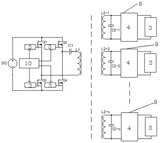 Wireless power supply method for high-voltage isolated SCR and IGBT driver