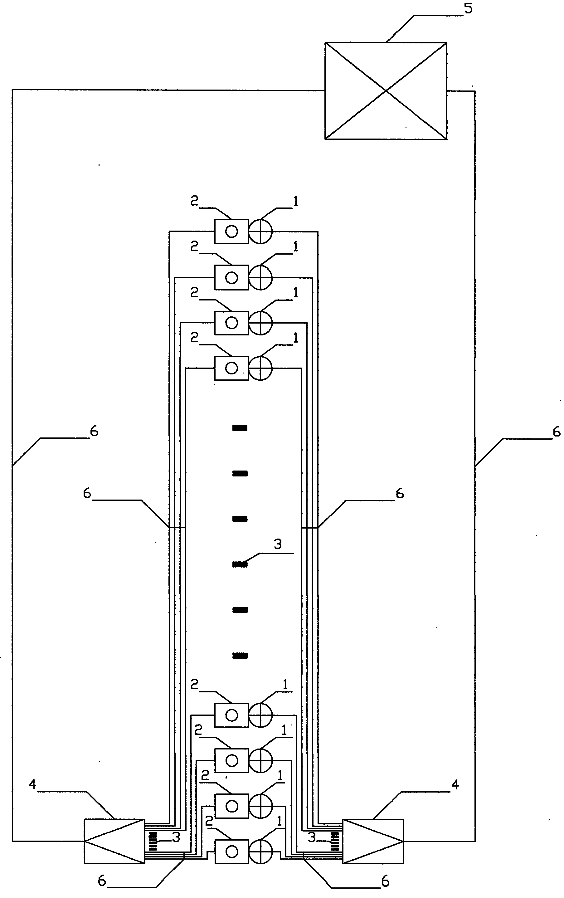 Road illuminating system