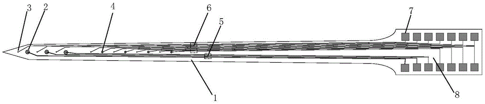 Implanted multifunctional double-side micro brain electrode array chip