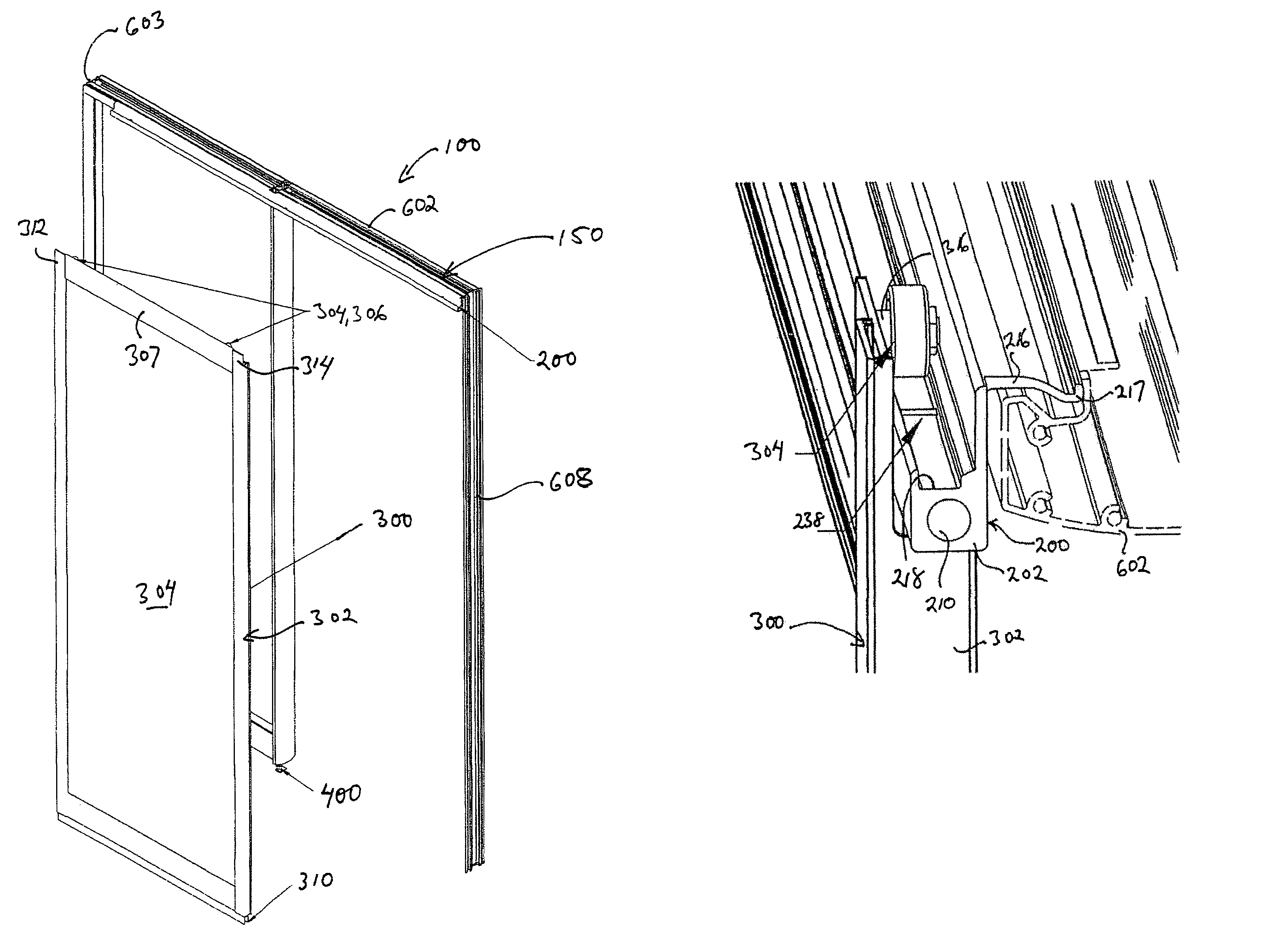 Sliding door apparatus having a damping mechanism