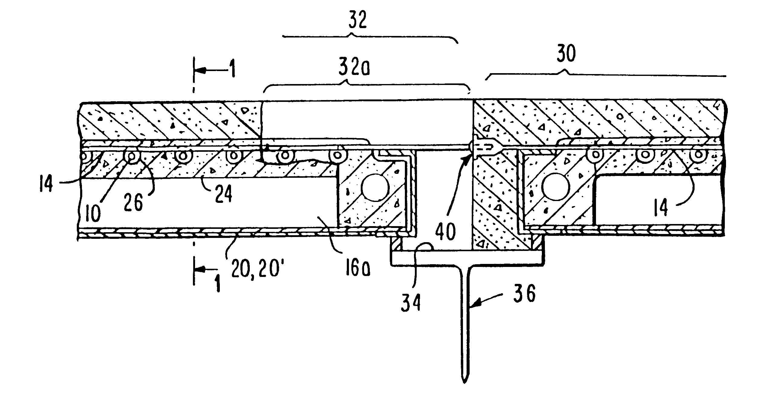 Combination light-weight deck form, with connectors