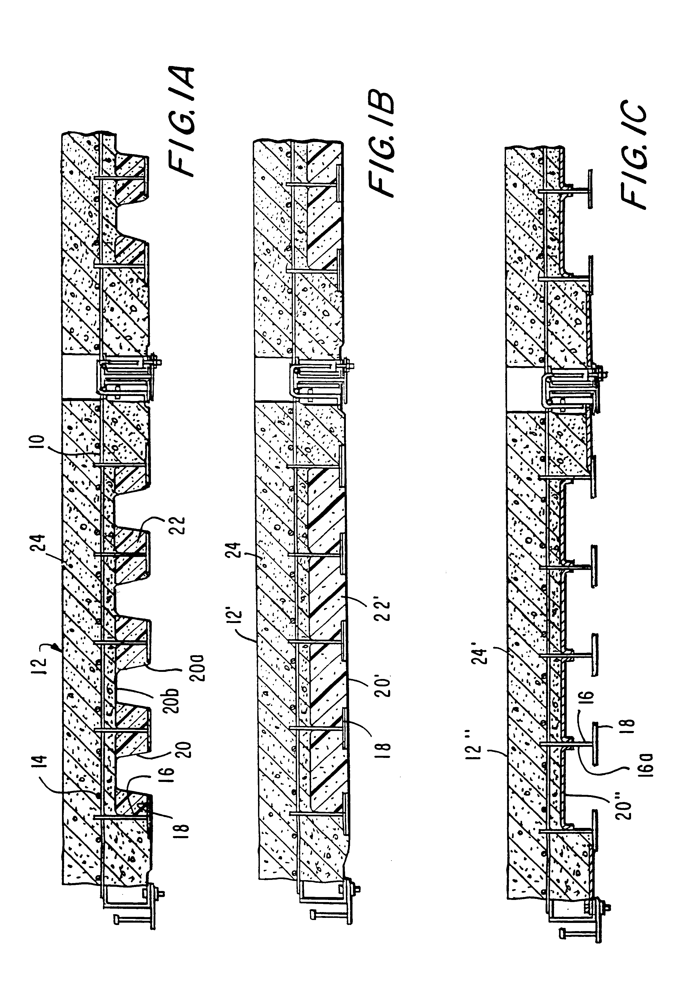 Combination light-weight deck form, with connectors