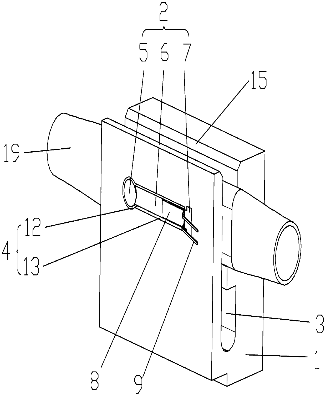 Infusion tube pressure sensor