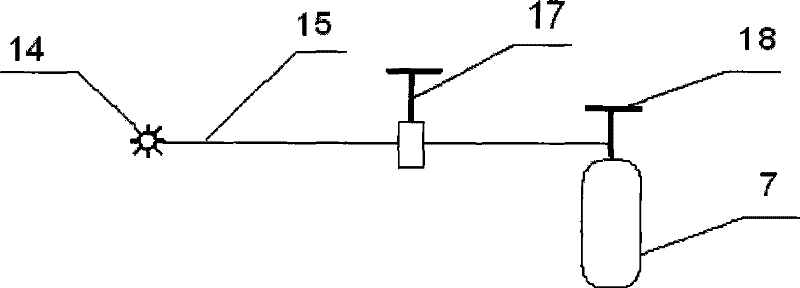 Hydrocarbon micro-seepage simulating experimental device