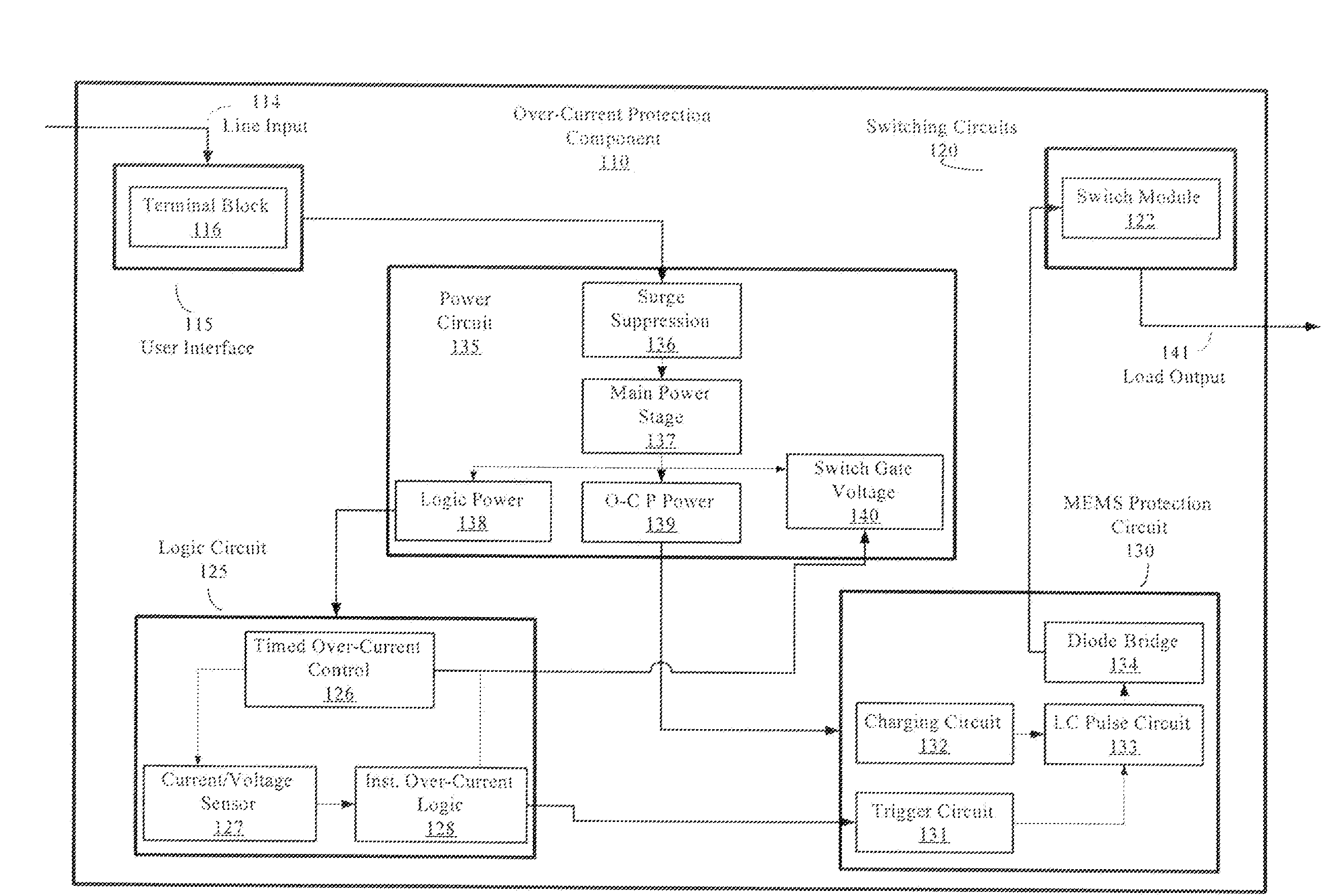 Resettable MEMS micro-switch array based on current limiting apparatus