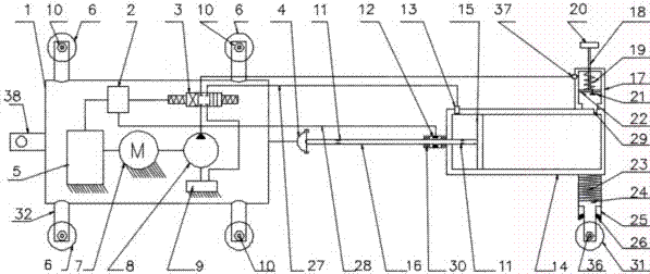 A pipeline detector dragging device