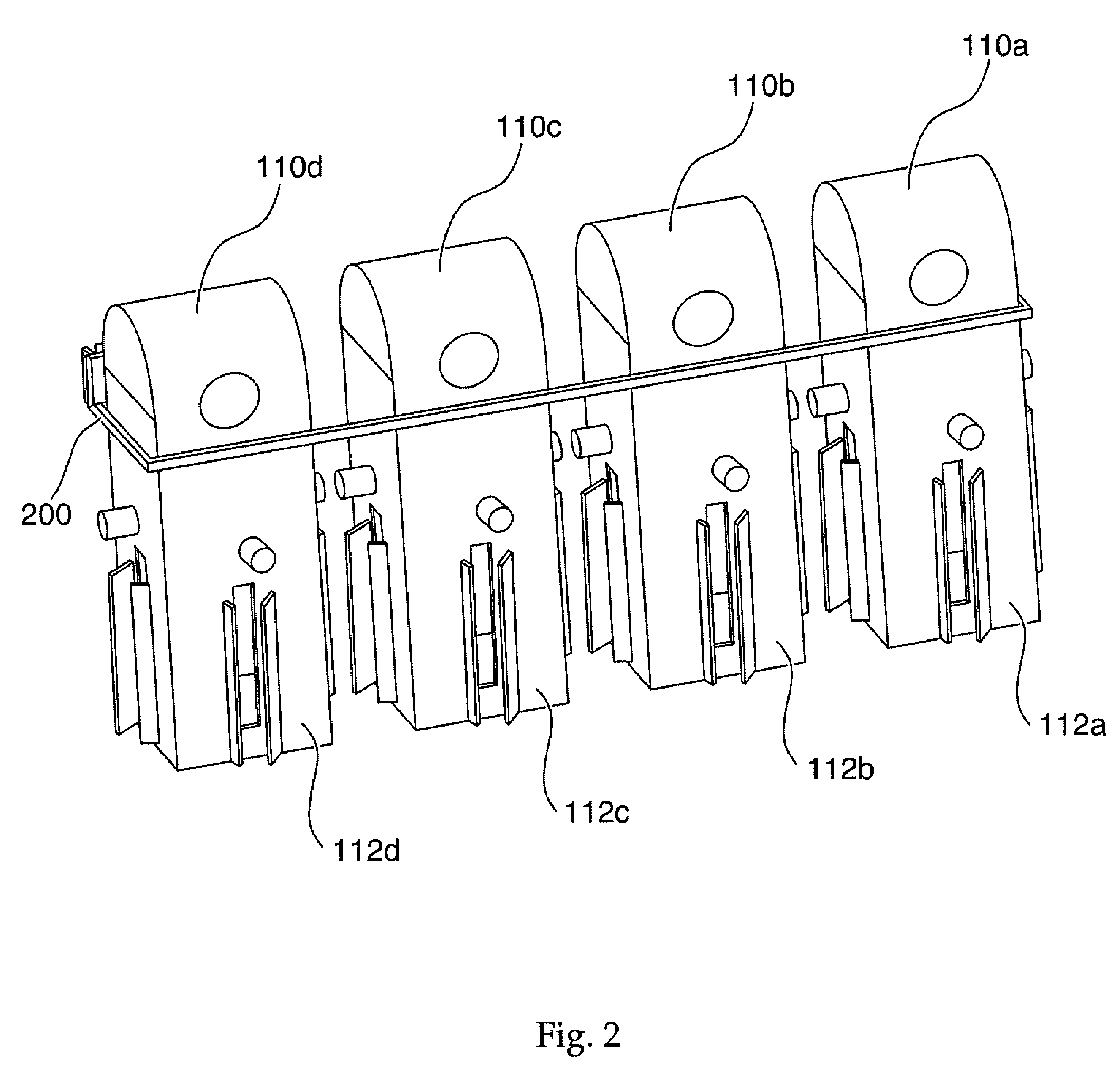 Device and method for screening a plant population for wind damage resistance traits