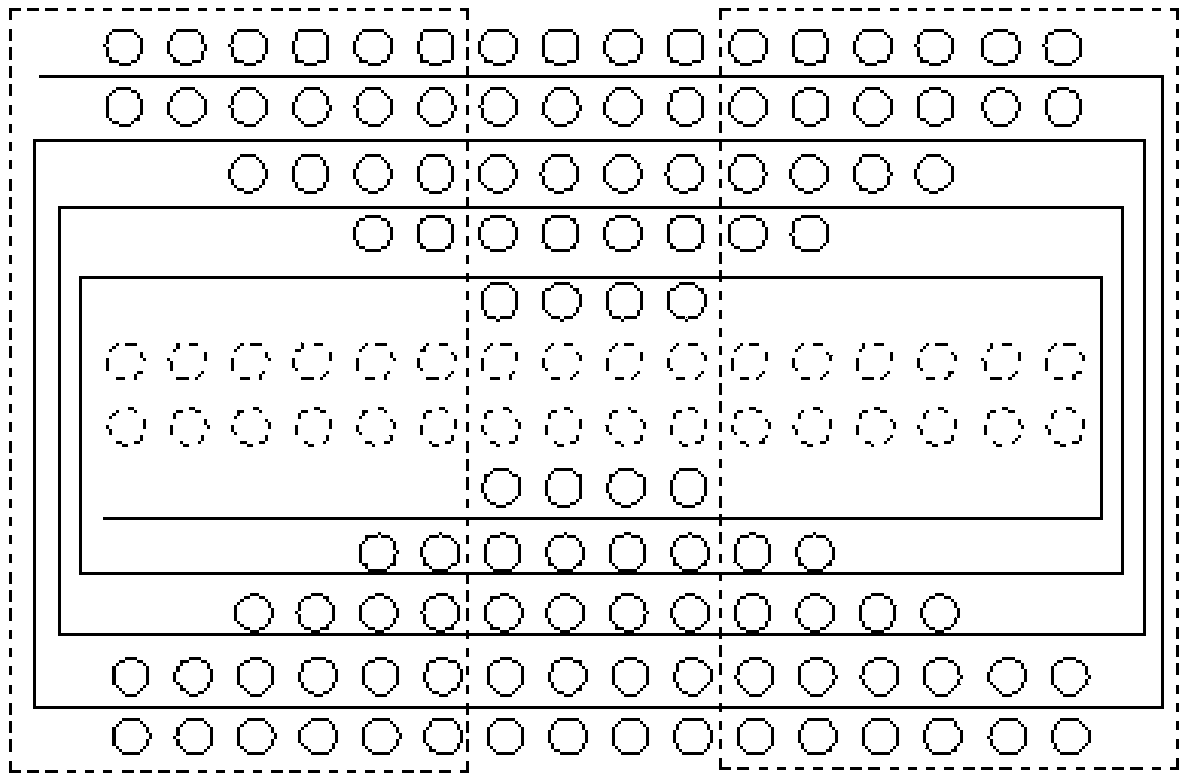 Warp arrangement method of 2.5D copying woven sleeve and copying machine woven sleeve