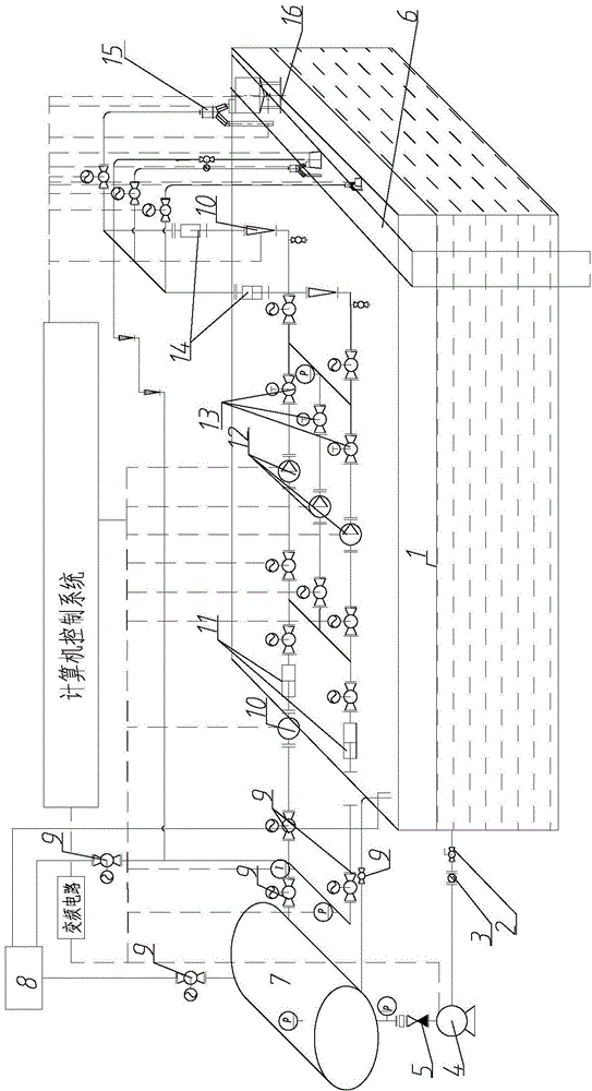 Mass method/standard meter method micro-flow water flow standard device