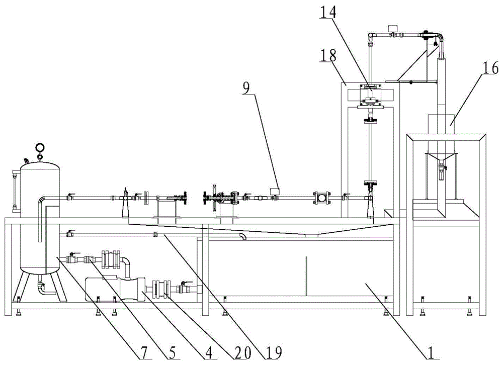 Mass method/standard meter method micro-flow water flow standard device