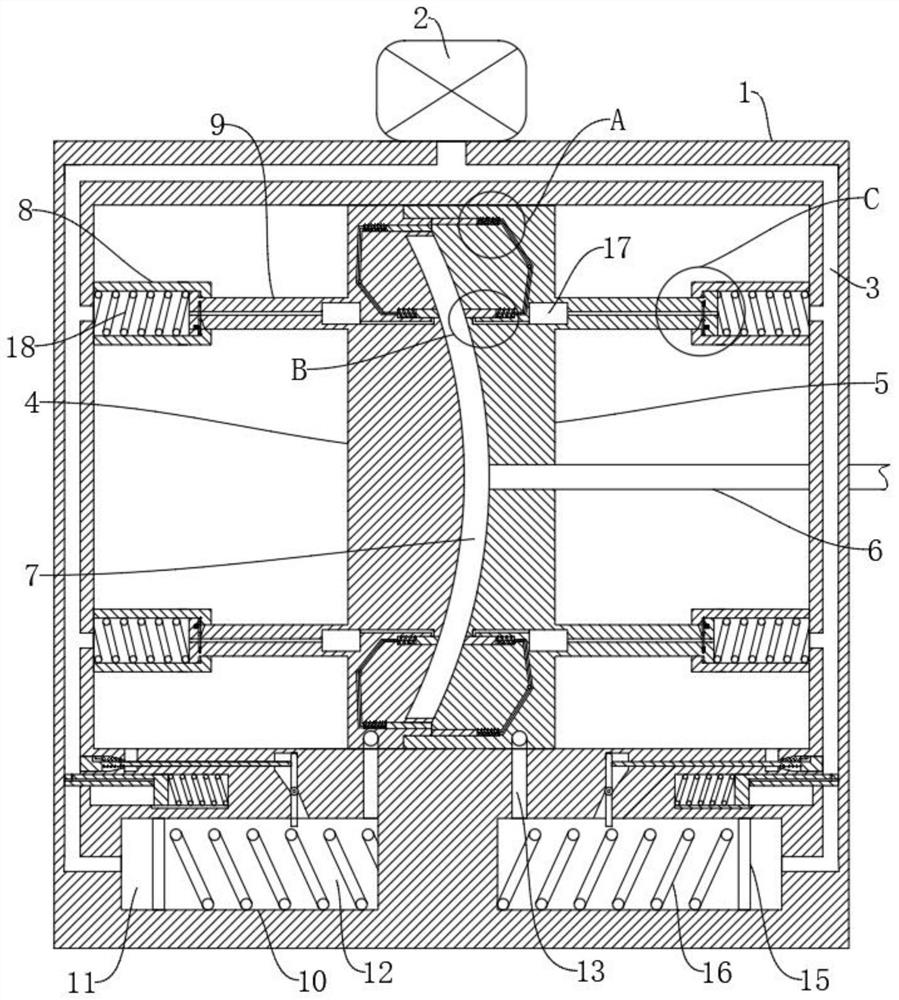 Water pump shell shaping device and operation method thereof