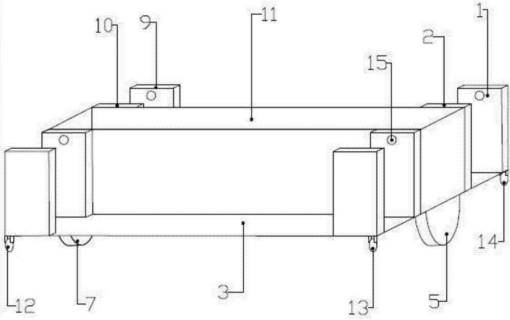 Titanium pipe carrying vehicle