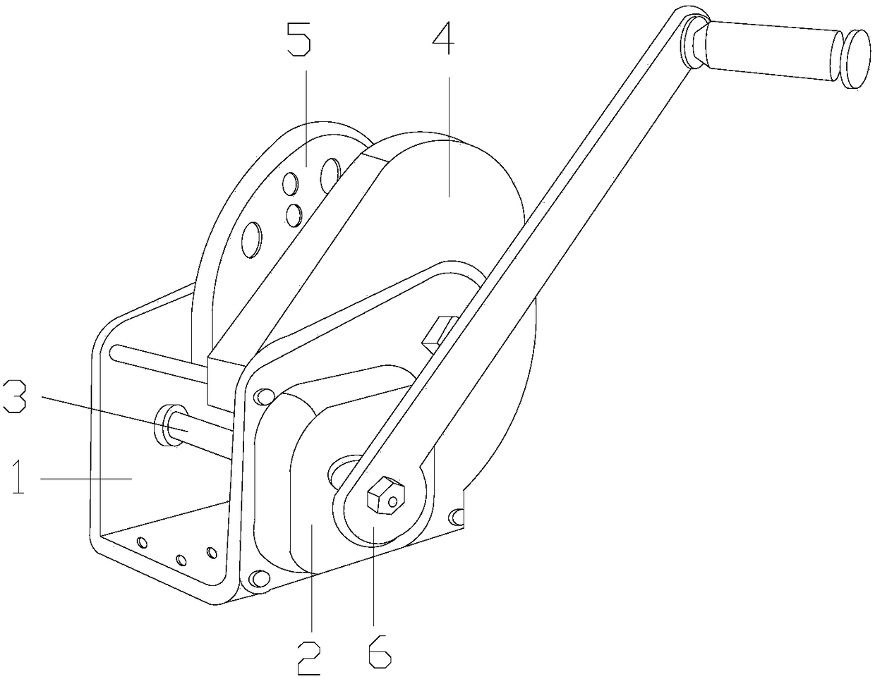 Novel manual hoister