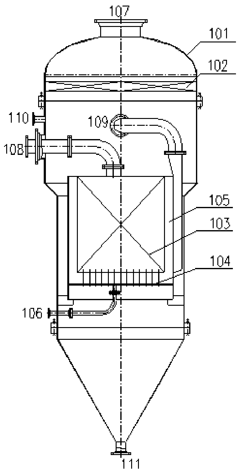 A method and device for cracking organosilicon hydrolyzate in solvent oil thermal flooding circulation