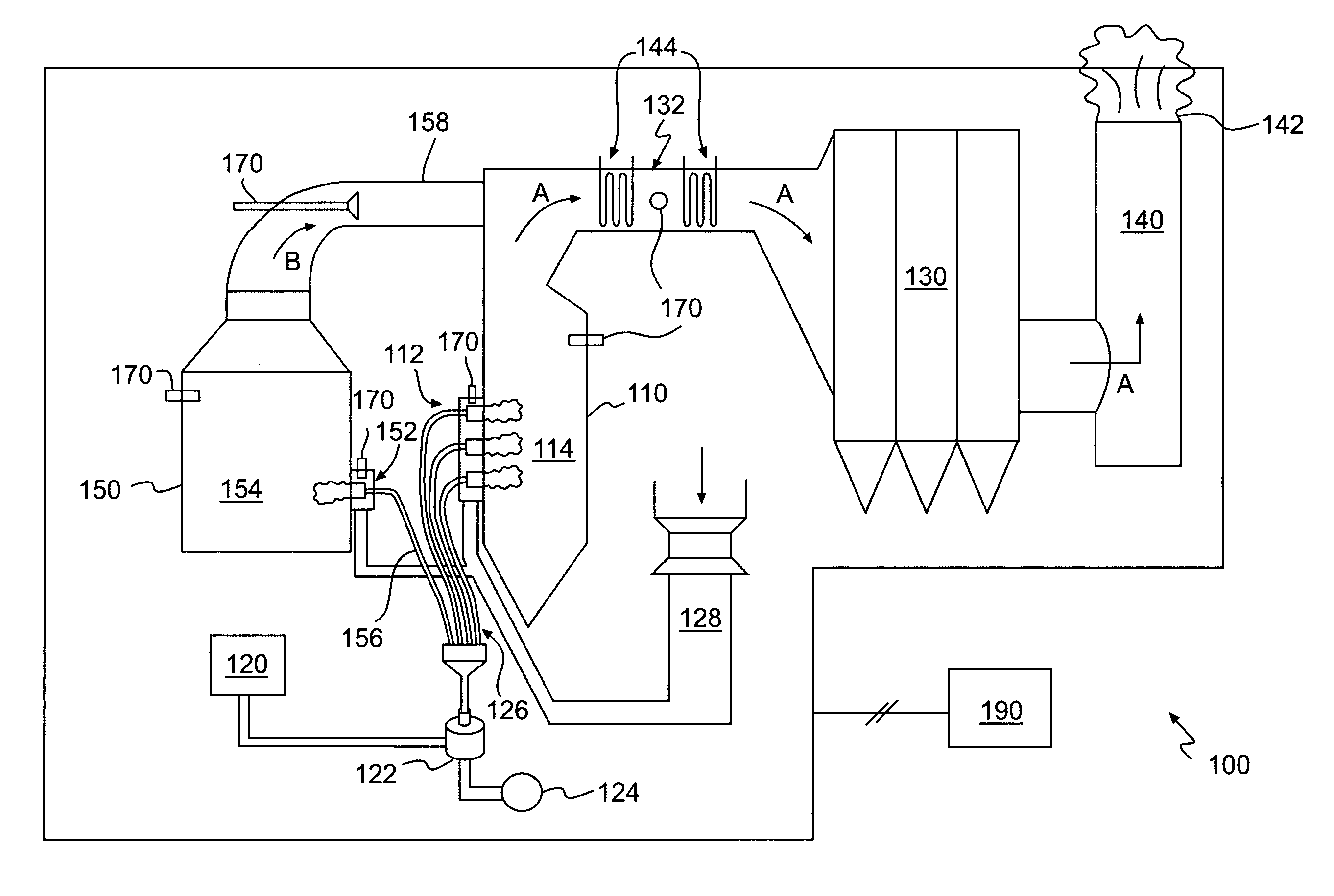 Methods and apparatuses for removing mercury-containing material from emissions of combustion devices, and flue gas and flyash resulting therefrom