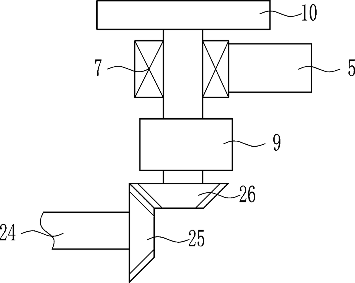 Energy-saving water sprinkling and dust fall device for tunnel construction