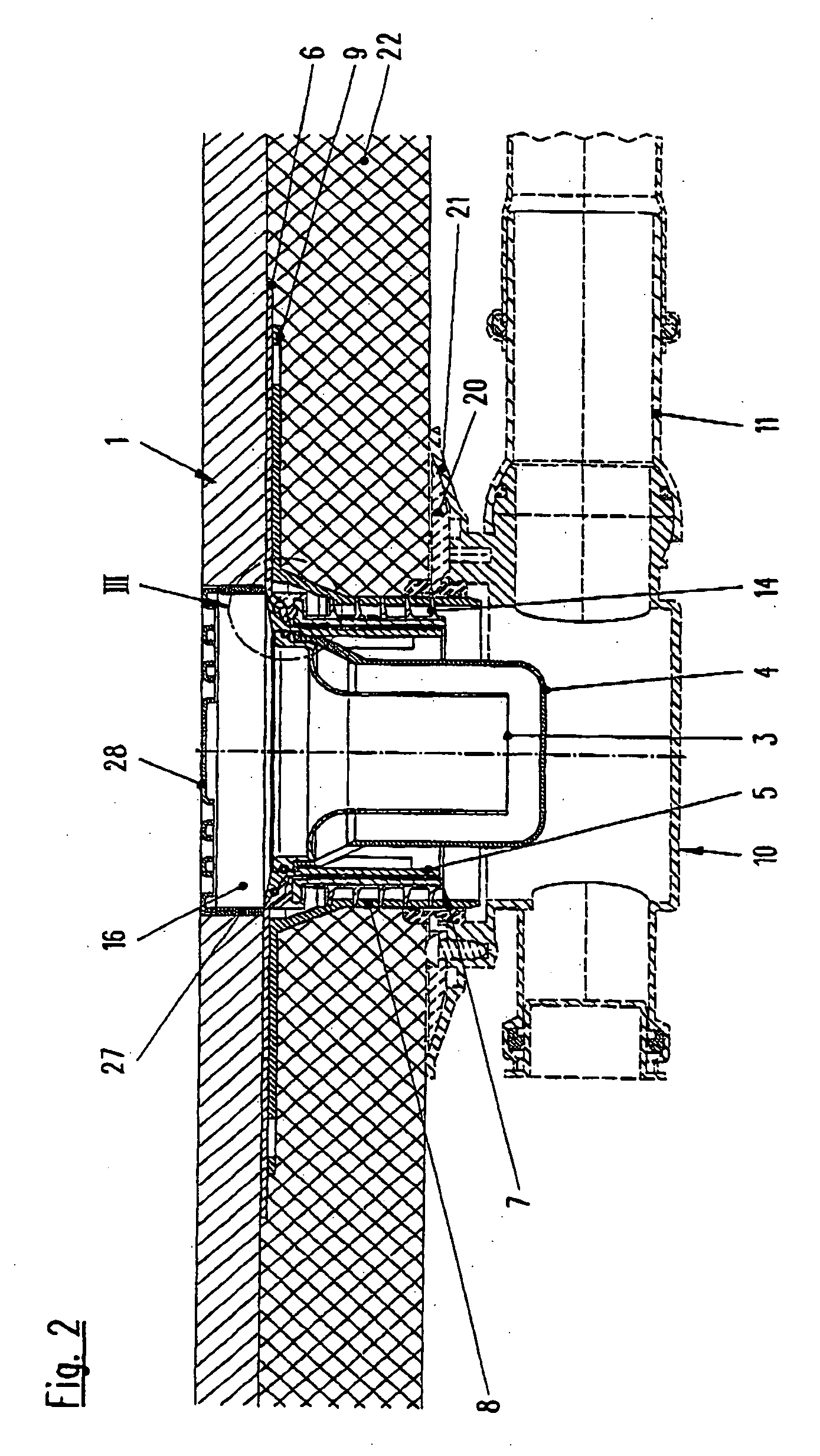 Drainage device for arrangement on a floor tile having a drain water aperture and arrangement of such a drainage device on a floor tile